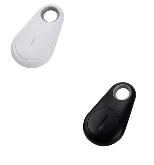 Set of water drop Bluetooth anti-lost trackers: white and black key fobs