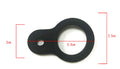 Black water bottle buckle ring, size 5.5cm with 2cm width and 3.5cm height