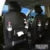 Car seat back storage organizer bag with hanging pockets and bottle holder