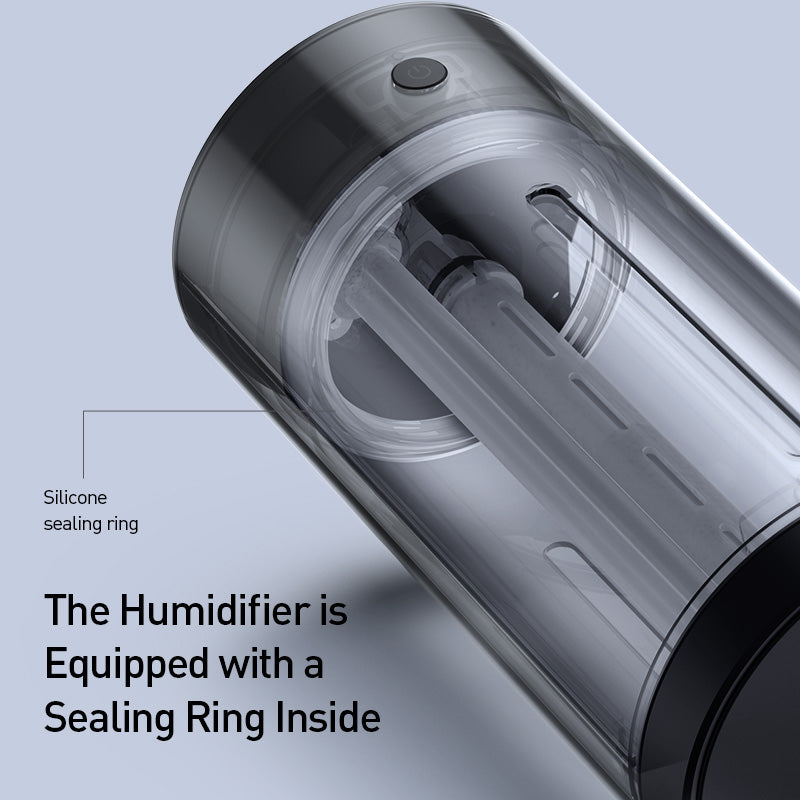 Car humidifier diffuser with clear internal sealing ring design