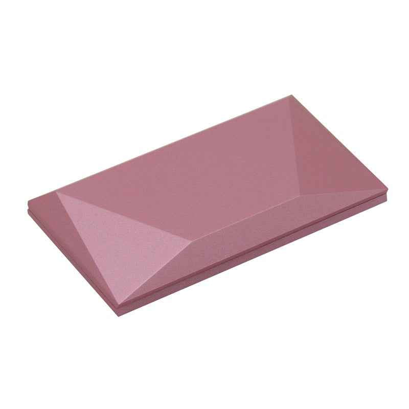Diamond-shaped ring box with folded lid, pink
