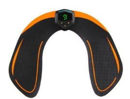 EMS abs muscle trainer U-shaped electrode pads with small controller
