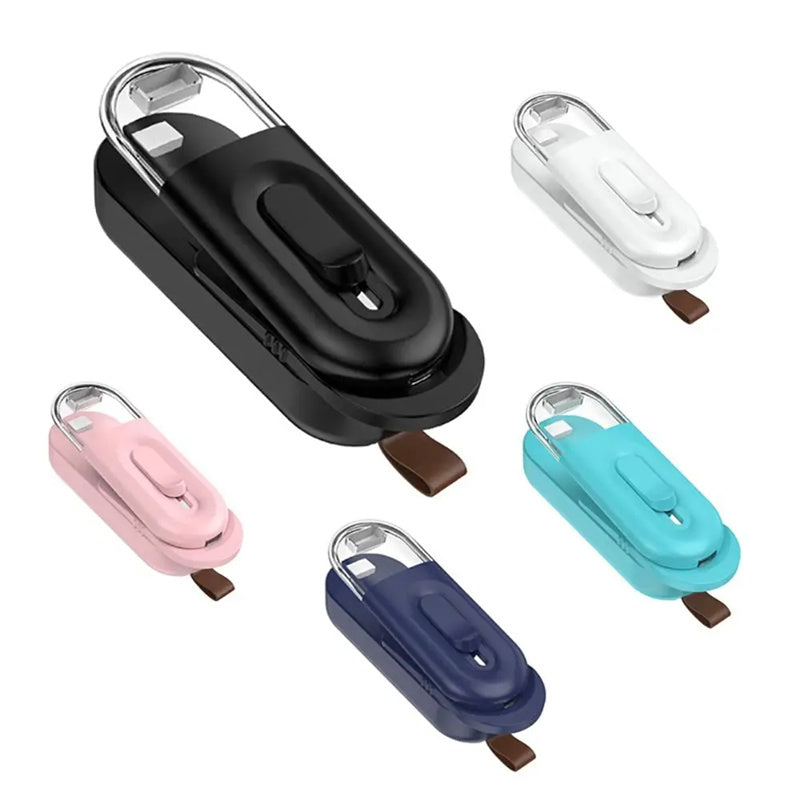 Mini bag sealer heat sealer tool in multiple colors: black, white, pink, navy, teal