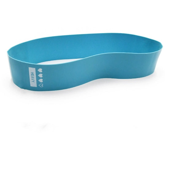 Blue mini resistance loop band for workouts and stretching