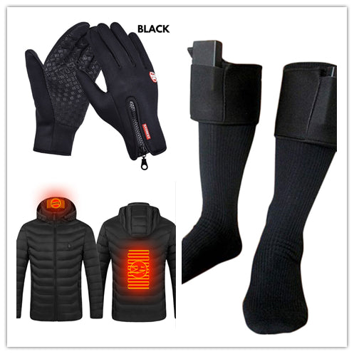 Black riding gloves with touch-screen fingertips and textured grip panels