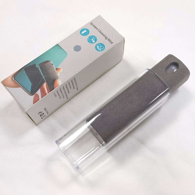 Screen cleaner set without shell, dark gray storage roller with transparent refill tube