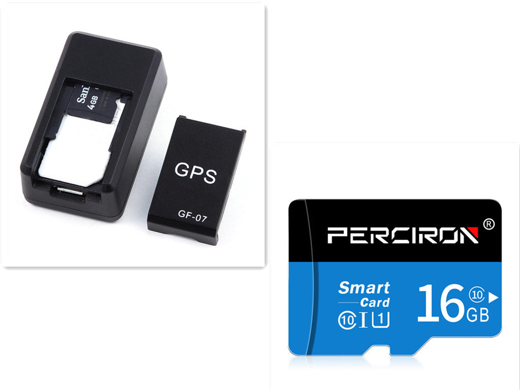 Magnetic GPS car tracker device with black holder and GF-07 module