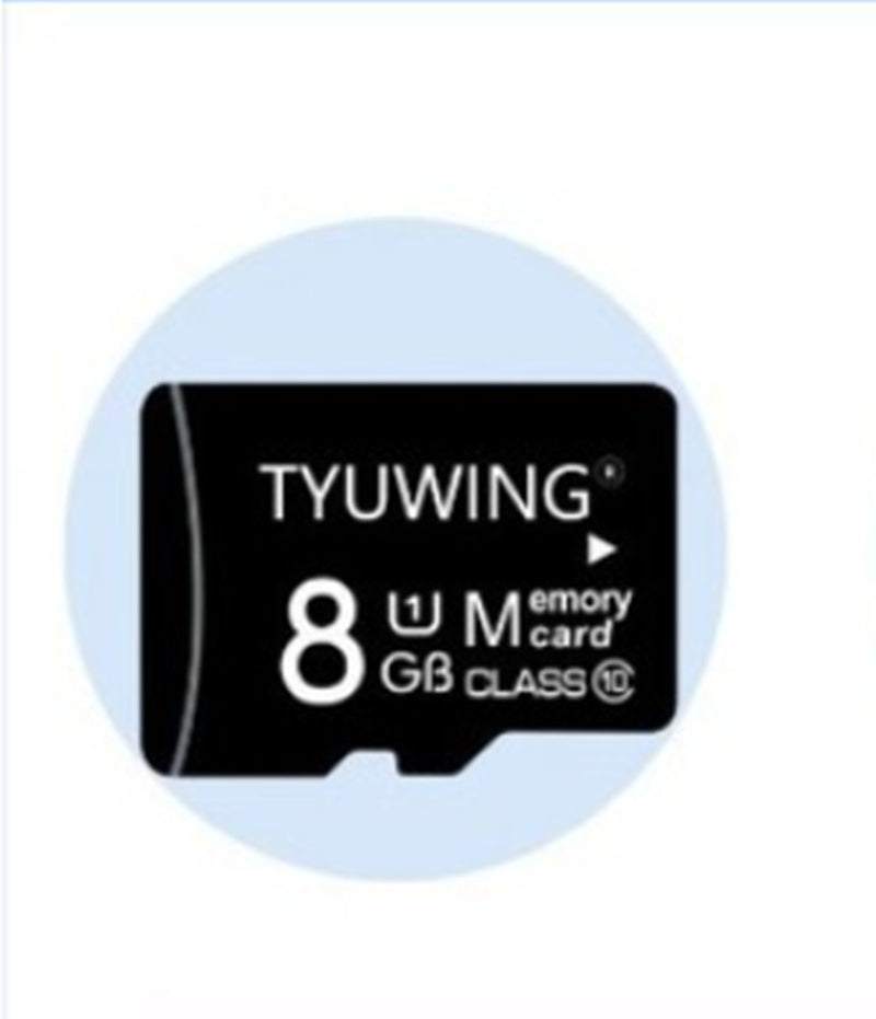 TYUWING 8GB microSD memory card with label and card logo